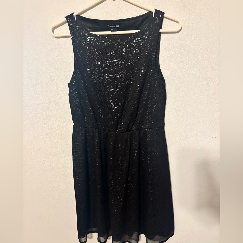 Forever 21 Black Sequin Dress